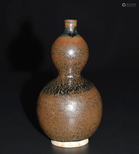 Chinese Glazed Double Gourd Vase