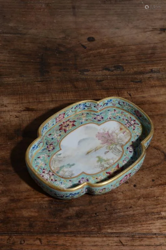 Qing Chinese Famille Rose Porcelain Washer