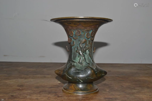 Qing Chinese Bronze vase