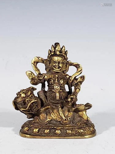 Chinese Gilt Bronze Buddha