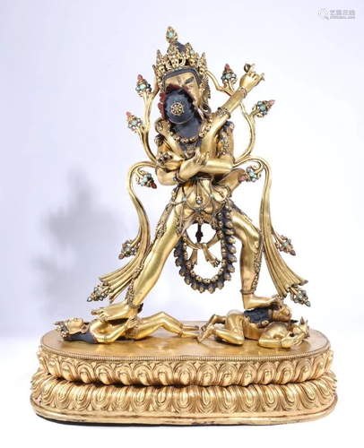 Chinese Gilt Bronze Buddha