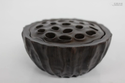 Chinese Wood Carved Censer