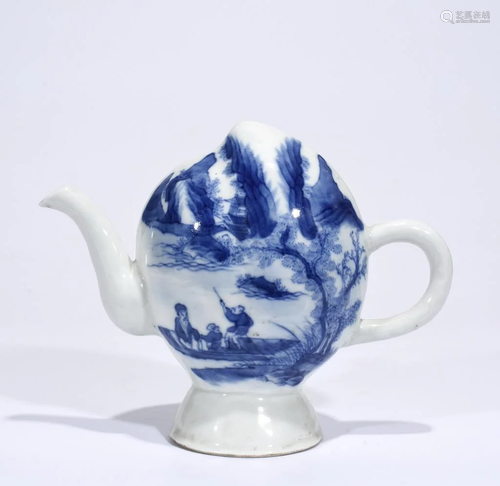 Chinese Blue and White Porcelain Ewer