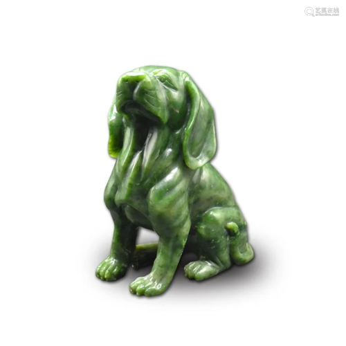 Chinese Jade Carved Dog