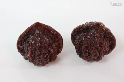 Pair of Chinese Walnuts