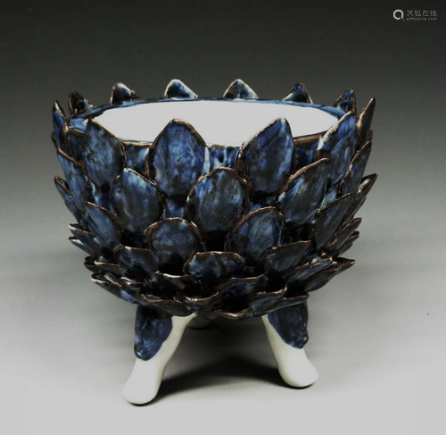 Chinese Blue and White Porcelain Censer