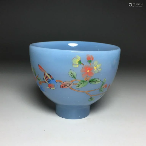 Chinese Liuli Glass Bowl
