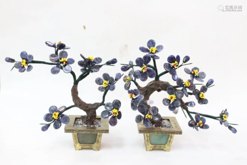 Pair of Chinese Table Planter