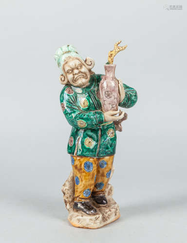 Chinese Export Famille Rose Porcelain Figure