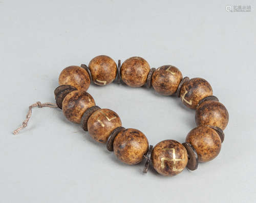 Large Bead Chinese Agarwood Prayer Beads