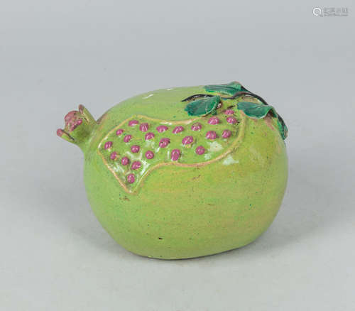 Chinese Glazed Porcelain Fruit