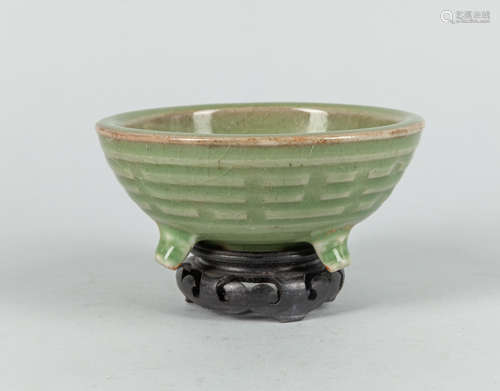 Chinese Longquan Celadon Porcelain Incense Burner