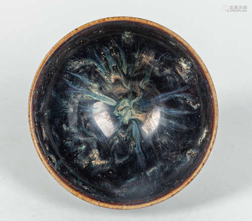 Chinese Flambe Glazed Porcelain Tea Cup