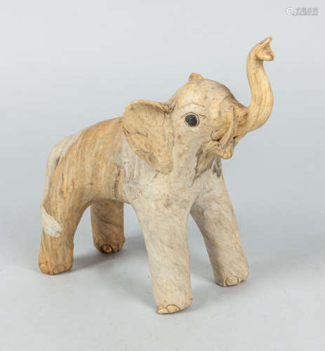 Fine Designed Tortoise Shell Elephant Sculpture