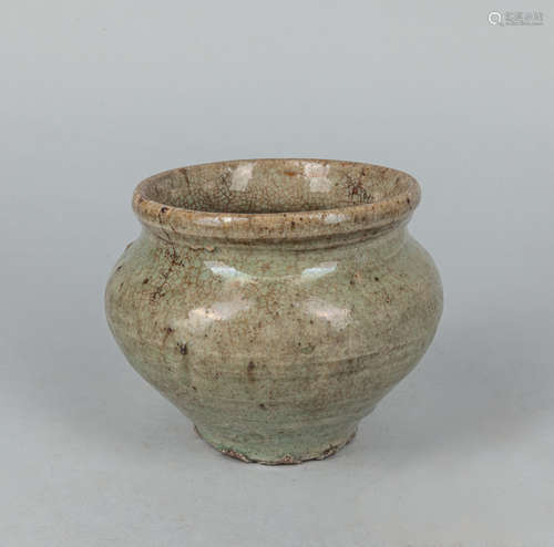 Korean Celadon Glazed Porcelain Jar