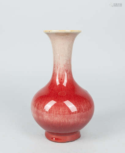 Chinese Old Flambe Glazed Porcelain Vase