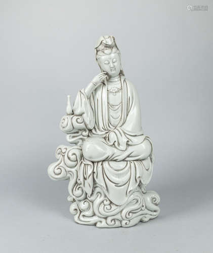 Chinese Blank Dehua Porcelain Kuanyin