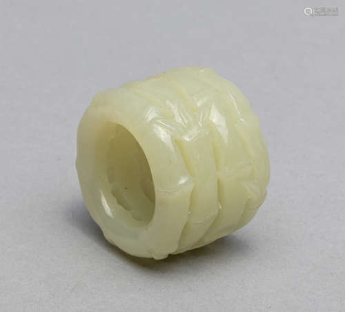 Chinese Jade Carving of Thumb Ring