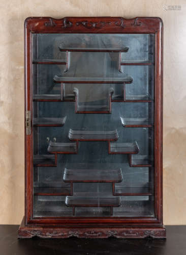 Chinese Old Rosewood Display Case