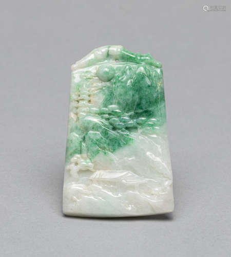 Chinese Export Jade Jadeite Carving