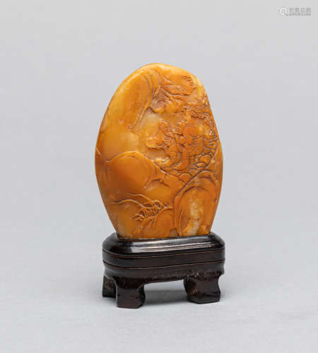 Fine Chinese Yellow Stone Carving of Seal