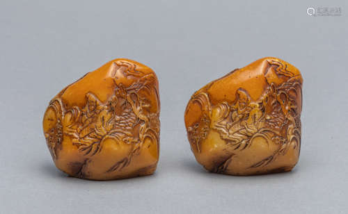 Group Chinese Carved Seals