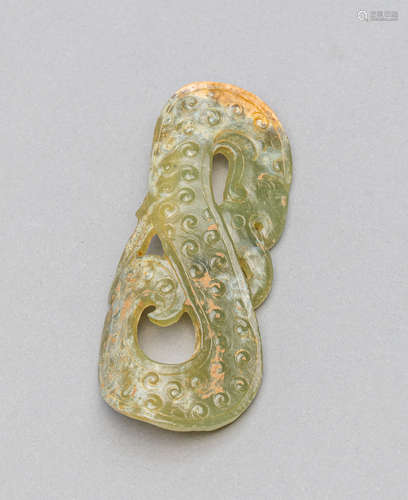 Chinese Pale Celadon Jade Carving