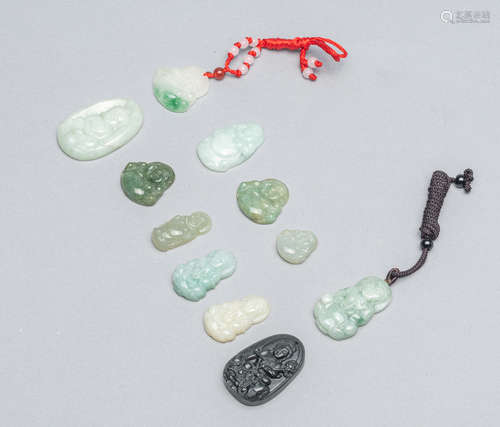 Chinese Export Jade Jadeite Carving