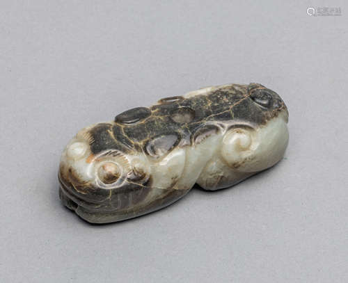 Chinese Yuan Type Chicken Bone Color Jade Beast