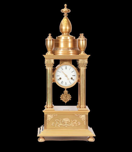 Bronze Gilt Clock 18th Century Style