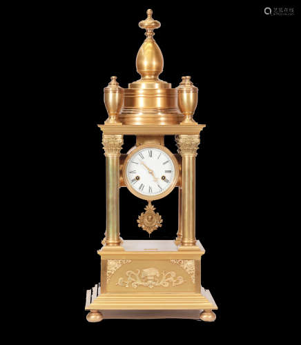 Bronze Gilt Clock 18th Century Style