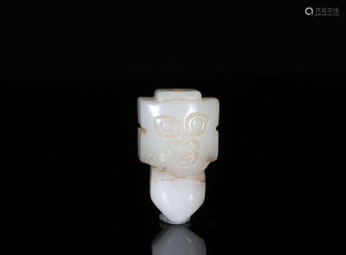 White Jade Ornament Han Style