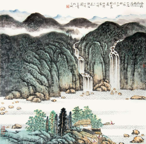 宋玉麟  山居圖