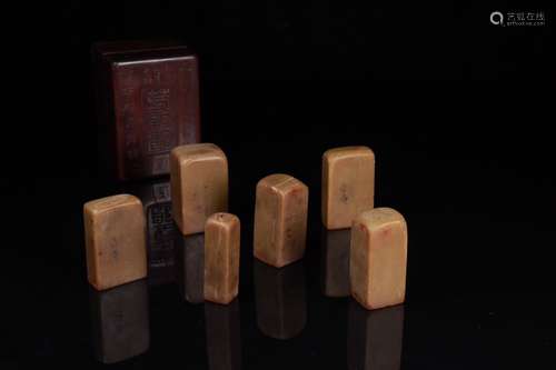 Set Of Shoushan Stone Seals