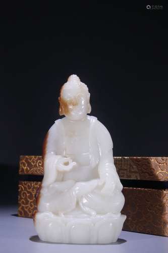 A Hetian Jade Buddha Ornament