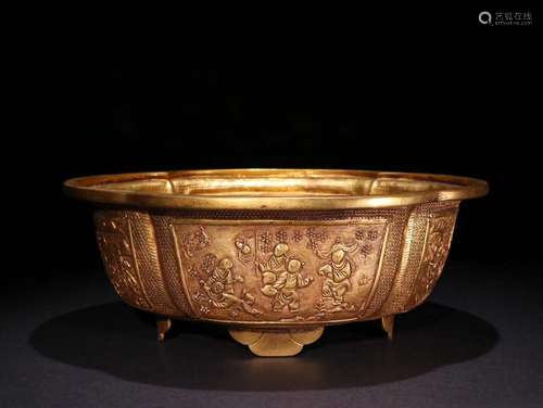 A Gilding Flower Pot