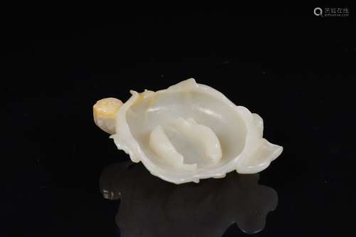 A Hetian Jade Brush Lick