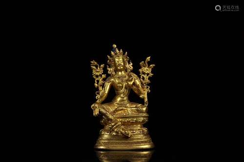 A Gilding Bodhisattva Tara Buddha