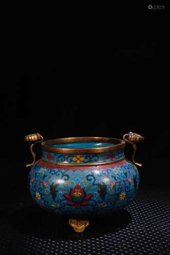 A Cloisonne Ear Censer