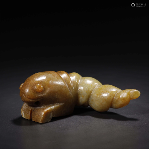 Ancient Jade Insect Ornament