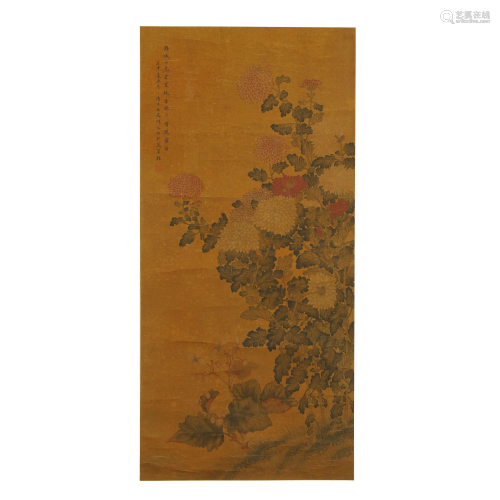 Flowers Silk Painting