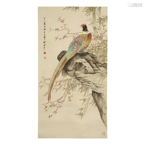 Tian Shiguang, Flower and Bird Painting