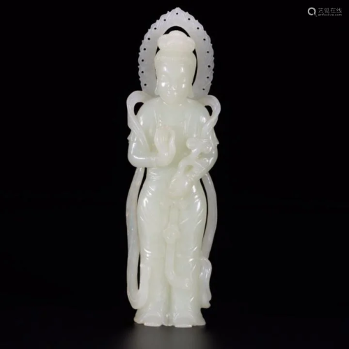 Hetian Jade Kuan Yin