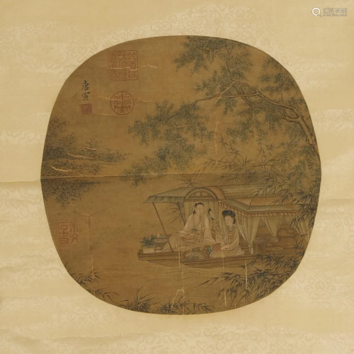 Tang Yinshi,Ladies Silk Painting