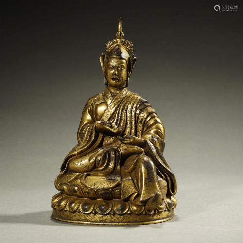 Gilt Bronze Buddha Statue