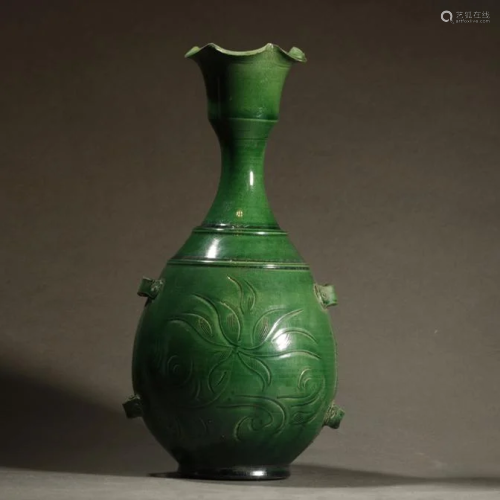 Old Collection, Green-Glazed Vase