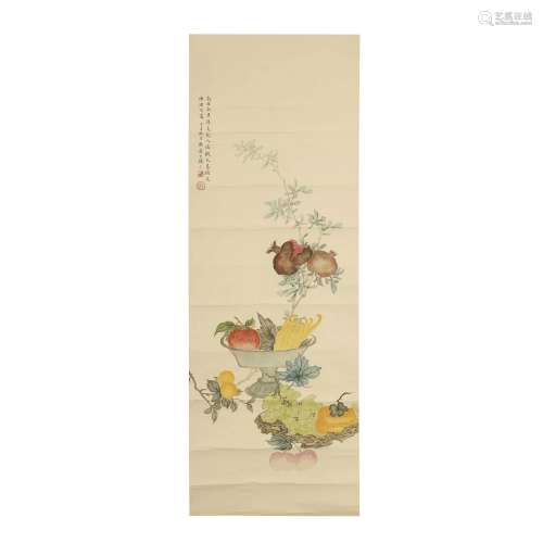 Ding Fuzhi,Flowers Painting