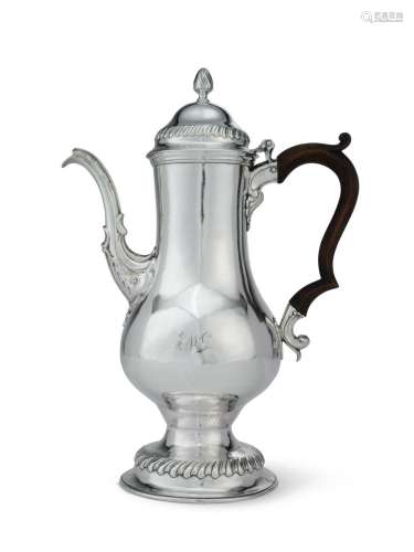An American Silver Coffee Pot, John David, Philadelphia, circa 1770