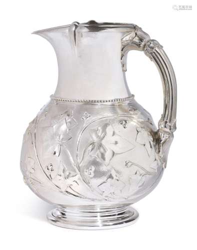 An American Silver Water Pitcher, Tiffany & Co., New York, circa 1856-59
