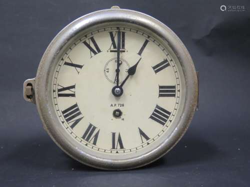 A SMITHS Aluminium Cased Ship's Clock, 7